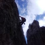 Staphan auf dem Weg zum Gipfel (Bild zum Vergrößern anklicken)